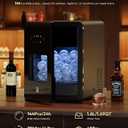 EXNOS 2" Ice Ball Maker, 4 Ice Spheres in 35min, 144pcs/Day for Whiskey