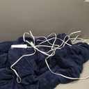 Sunbeam Electric Heated Bed Blanket Navy Soft Microplush 12 Heat Settings King 90 x 100