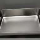 2PACK Stainless Steel Litter Box, Extra Large Litter Boxes for Big Cats, XL Metal Cat Litter Box with Lid High Sides, Anti-Urine Leakage, Non-Sticky, Scoop Included (Silver Grey)