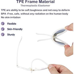 COCOSAND Baby Toddler Sunglasses with Strap Polarized Flexible Round Frame for Newborn Infant Kids Boy Girl Age 0-6 Years Old (White)