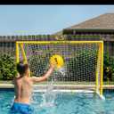 A11N Sports Floating Water Polo Goal Set – Large 4.7ft x 3.1ft Pool Net with 4 Balls – Fun Summer Backyard & Pool Game for Teens & Adults