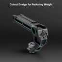 SmallRig Top Handle with 3/8"-16 Locating Pins for ARRI Grip for Camera Cage, Universal Video Rig with 5 Cold Shoe Adapters to Mount DSLR Camera with Microphone/LED Light/Monitor - 3765