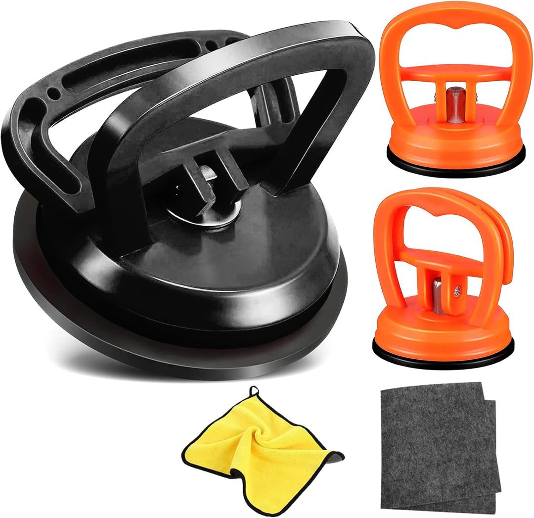 Dent Puller,3-Pack Car Dent Puller Kit - Suction Cup Dent Remover Tool,Handle Lifter for Car Body,Glass,Screens,and Objects,Dent Repair Kit for Easy Removal