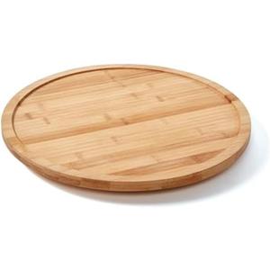 Copco Versatile 14-Inch Bamboo Lazy Susan: Cabinet Storage, Table Turntable, and Charcuterie Serving Solution - Stylish, Durable, and Perfectly Sized
