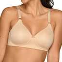 Vanity Fair Women's Full Coverage Beauty Back Smoothing Bra, 4-Way Stretch Fabric, Lightly Lined Cups up to DD (36B)