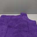 Urvoix Bathroom Rugs Sets 3 Piece, Non-Slip Chenille Bath Rug - Ultra Soft, Washable, Super Absorbent Bath Mat for Bathroom, Toilet and Tub (Purple)