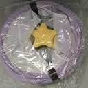 Cat Tunnel, Large Indoor Durable Collapsible Interactive Cat Tube with Peek-A-Boo Hole, Hanging Toys, and Crinkly Paper Lining - Cute Tunnel for Cats, Kittens, Puppies & Rabbits, Purple