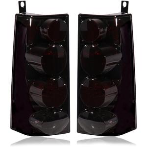 Tail lights Assembly Smoke Lens Compatible with 2003-2014 Chevy Express 1500 2003-2023 GMC Savana Chevrolet Express 2500 3500 Taillights Replacement for 84216114 23338319 84639024 23338320
