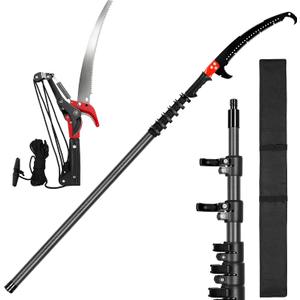 DOBEN 27FT Lightweight Carbon Fiber Manual Pole Saw for Tree Trimming