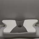 Cozyplayer True Cooling Cervical Neck Pillow for Pain Relief, Ergonomic Side Sleeper Pillow for Neck Support, Odorless Orthopedic Contour Memory Foam Pillows, Bed Pillow for Back Stomach Sleeper (Queen, Grey)