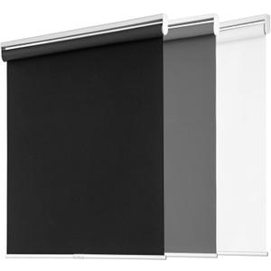 Blackout Roller Shades for Windows, Cordless Free-Stop Blinds with Thermal Insulated,UV Protection Fabric. Pull Down Room Darkening Door Blinds for Home, Office Easy to Install(23" W x 72" H,Black)