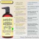 PURA D'OR Anti-Thinning Biotin Shampoo and Conditioner Natural Earthy Scent, CLINICALLY TESTED Effective Results, Herbal Blend Thickening Products For Women & Men, Original Gold Label Set, 16oz x2 | Deep Moisturizing, Conditioner, CLINICALLY TESTED, Effective Results, Hair Thickening, Product