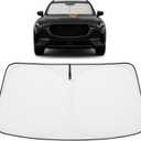 Proadsy Windshield Sun Shade for Mazda CX-50 2023 2024 2025 2026 Custom Fit Mazda CX50 SUV Foldable Front Sunshade Protector Blocks UV Rays Keep Car Cooler