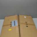 LED Pendant Light Fixture for Dining Room, 3000K-6500K Dimmable Modern Chandelier, Adjustable Height, 2 Layer Square Minimalist Ceiling Hanging Lamps for Kitchen Island, Living Room, Foyer (Black Light Down)