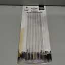MANNA 6 Long Clear Reusable Plastic Replacement Drinking Straws for 40oz 30oz 24oz
