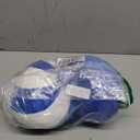 2 Pcs Christmas Pillows 7 Inch Round Christmas Ornament Shaped Throw Pillow Cute 3D Ball Xmas Throw Cushion Decoration for Bed Couch Sofa Chair Living Room (Blue and White)