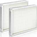 2 Packs F301H HEPA Filter, AS-550 Air Scrubber Stage 2 HEPA 550 Air Filter Compatibile with BlueDri,16 x 19 x 2" Air Shield 550 HEPA Air Scrubber Filter for BlueDri, Dri-Eaz, Phoenix, and Bear