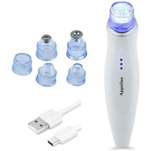 3-in-1 Diamond Microdermabrasion Machine - Vacuum & Light Therapy Tool - Anti-Aging Device for Face & Neck - Skin Tightening - Wrinkle Reducing - Jawline Definition