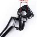 HOLATO 13mm 0.51” Kick Starter Pedal Lever for 50cc 70cc 90cc 110cc 125cc Apollo Z20 RFZ 125 TTR110 PW80 DS80 SSR110 SSR125 CT90 TaoTao DB27 Coolster Lifan Chinese Pit Dirt Bike Motorcycle Part Black