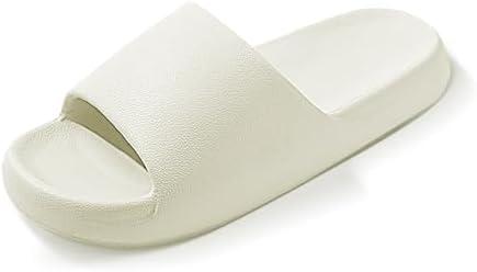 Jerzmy Comfy Slides for Women Men | Extra Soft Pillow House Slippers Pool Shower Shoes | Non Slip Cloud Sandals for Summer Indoor Outdoor Beach, Size 40-41