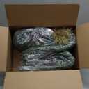 WBHome Pre-lit 6 Feet/72 Inch Christmas Garland, White & Gold Lighted Garland with 35 LED Lights for Indoor Outdoor Xmas Decor Holiday Decorations, Battery Operated (Batteries NOT Included)