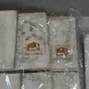 Cotton Linen Drawer Organizer for Baby Clothes, 12Pack Foldable Nursery Dresser Divider, Multi-Size Set Dresser Drawer Organizer for Nursery, Bedroom and Closet, Beige