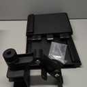 Klearlook Upgraded Adjustable Keyboard Tray for Above Desk & Under Desk Use - Ergonomic Sit-Stand Keyboard Riser with 360 Rotation, 24.4"10" Keyboard Stand with Wrist Rest & Storage Drawer - Black