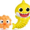 Baby Shark Sensory Fun Friends, 2 Pack, Fidget Toys, Develop Sensory Skills (4+ Months)