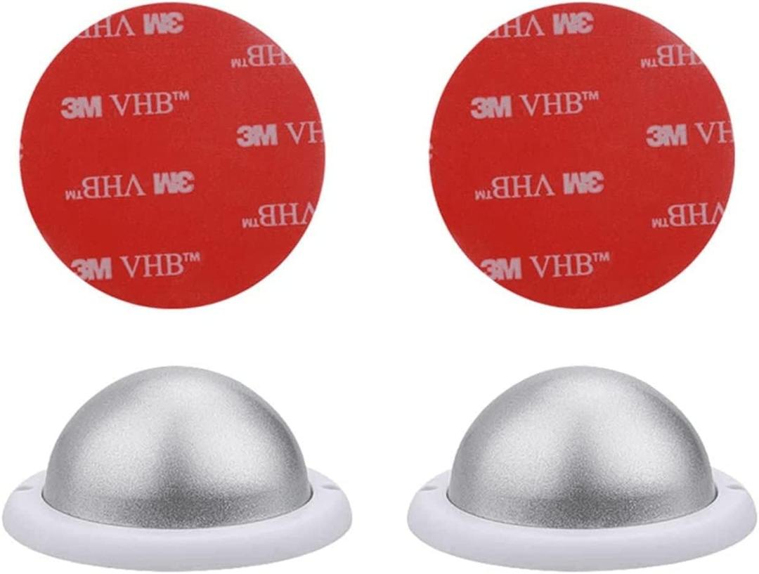 Haoyou Wall Mount Indoor/Outdoor Camera Mounts Compatible for Magnetic Arlo Pro/Arlo Pro 2 Camera and SimpliSafe Outdoor Security Camera (2 Pack Silver)