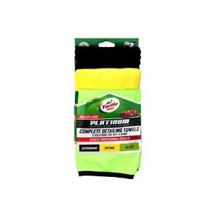 Turtle Wax Platinum 3pk Microfiber Detailing Towel Set: Automotive Cleaning for Cars, Trucks, Motorcycles, Boats