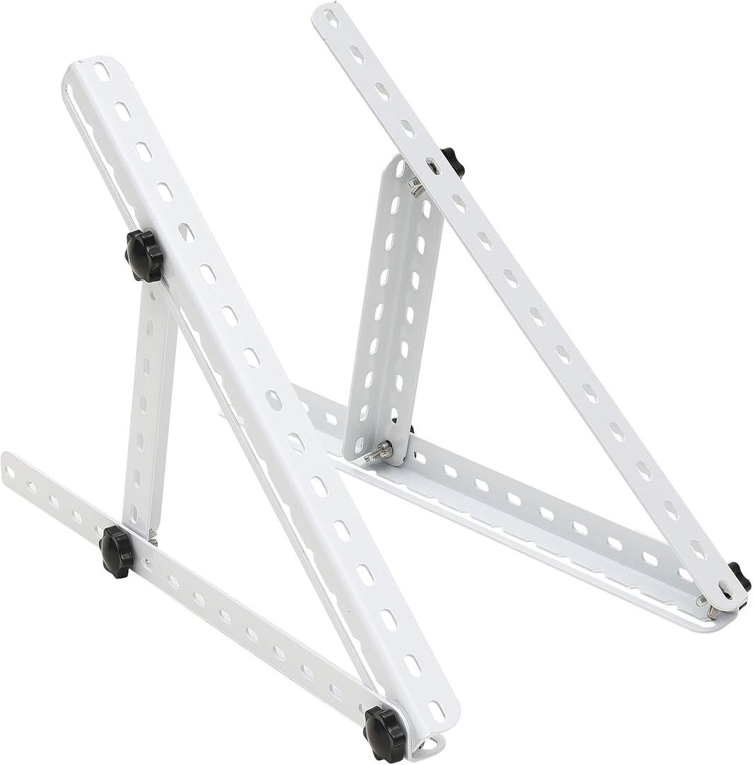 Solar Panel Mount, 16 in with Foldable Tilt Legs Adjustable Solar Panel Tilt Mount Brackets Set Installed on, Roof, Boat,Ieal for 180 200 300 400 Watt for Roof