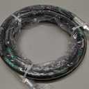Haichy 15611-12-12-12 Hydraulic Hose 3/4" Hydraulic Hose with Male NPT X Male NPT, 12" Long, 3118 PSI