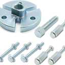 Metal Universal Flywheel Puller Tool, 4.61 x 4.49 x 2.52 Inches Arctic Cat Flywheel Puller, Puller Removal Kit for Motorcycle ATV Watercraft