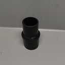 Flexaust 125ESWBK Dayflex PVC Standard Swivel Cuff for Series MG-V and MG-U 1.25" Vacuum Hoses, Black