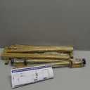 Over The Table Rod Stand with Clamps  Adjustable Table Arch Stand, Metal Table Rod for Wedding, Birthday, Halloween, and Christmas Decorations (29"97" Length, 26"42" Tall, Gold)