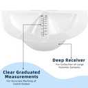 6 Pack Urine Collection Hat for Toilet, 32oz/1000cc Urine Catcher Specimen Collection Pans for Women, Urine Collector for Women and Men