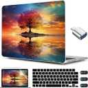 CISSOOK Compatible with MacBook Air 13.6 inch Case 2026 2025 2024 2023 2022 Release A3449 A3240 A3113 A2681, Protective Hard Shell Case Cover for MacBook Air 13 inch M2 M3 M4 M5, Tree Landscape