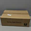 3-Light Bathroom Light Fixtures, Brown and Gold Bathroom Wall Lights, Modern Vanity Light with Clear Glass Shade, Bathroom Wall Lamp for Mirror Hallway Cabinet