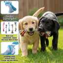 Qianyu 50 PCS Puppy Chew Toy Knot Rope Dog Toys Dental Dog Teething Chew Ropes Multi Color Cotton Interactive Toys Chewers Supplies for Small and Medium Dogs Pet Boredom
