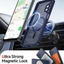 LeYi Compatible for Samsung Galaxy A32-5G Phone Case: Samsung A32 5G Case [Magnet Fit] with Screen Protector, Sleek Minimalist Matte Translucent Cell Phone A 32 Cover for Girl and Boy, Blue