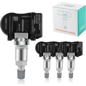 1K0-907-253D Tire Pressure Monitoring System TPMS Sensors for 2006-2013 Audi A3 A4 A5 Q5 TT, VW Beetle CC EOS GLI Golf GTI Jetta Passat R32 Rabbit 18 Wheels Rabbit Tiguan