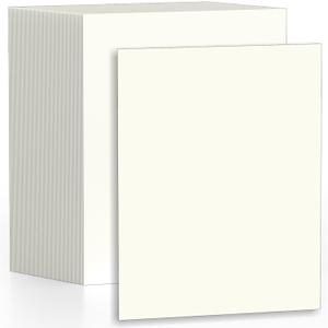 120 Sheets Cream Cardstock Printer Paper 8.5 x 11, Ivory Cardstock Paper, Construction Paper 8.5 x 11, Card Stock Paper 8.5 x 11, 200 GSM Thick Cardstock for DIY Cards, Greeting Cards, Wedding Invitation