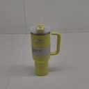 Stanley Quencher H2.0 Tumbler with Handle and Straw 40 oz | Flowstate 3-Position Lid | Cup Holder Compatible for Travel | Insulated Stainless Steel Cup | BPA-Free | Pomelo (40 Ounces, Pomelo)