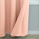 Mrs.Naturall Blush Pink Curtains 42x54 Inch Length for Living Room 2 Panels Blackout Room Darkening Curtain for Bedroom