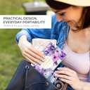 4 x Pocket Calendar 2026-2027 for Purse, Small Pocket Planner 2026-2027 for Purse 3.56.5In,24 Month Organizer from Jan 2026- December 2027 Mini Planner with Pvc Cover for Organizing & Planning (Flower)