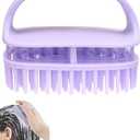 Qivorimith Scalp Massager for Hair Growth,Head Massager Scalp Stress Relax(Purple), Set of 7
