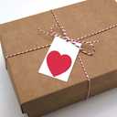 Color Heart Sticker Labels, 500 Pieces Heart Sticker 25mm Heartn Sticker Labels Rolls Writable Surface 8 Colors Choice Self Adhesive Labels for Calendar Planner Organization Decorations (Mixcolors)