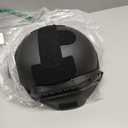 VPZENAR Airsoft Helmet and Mask, Full Face Mask with Detachable Goggles, Paintball Black Helmet with NVG Mount and Side Rail, Military Tactical Gear (MICH-DH-Clear)