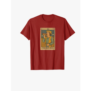The Hot Dog tarot card Men Women Kids T-Shirt XXL