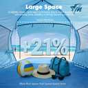 Purebox Beach Tent Sun Shelter - 2/3/4 Person UPF 50+ UV Protection Tents with Canopy, Easy Setup Lightweight Beach Shade Tent, Portable Beach Cabana Sun Shade Shelter